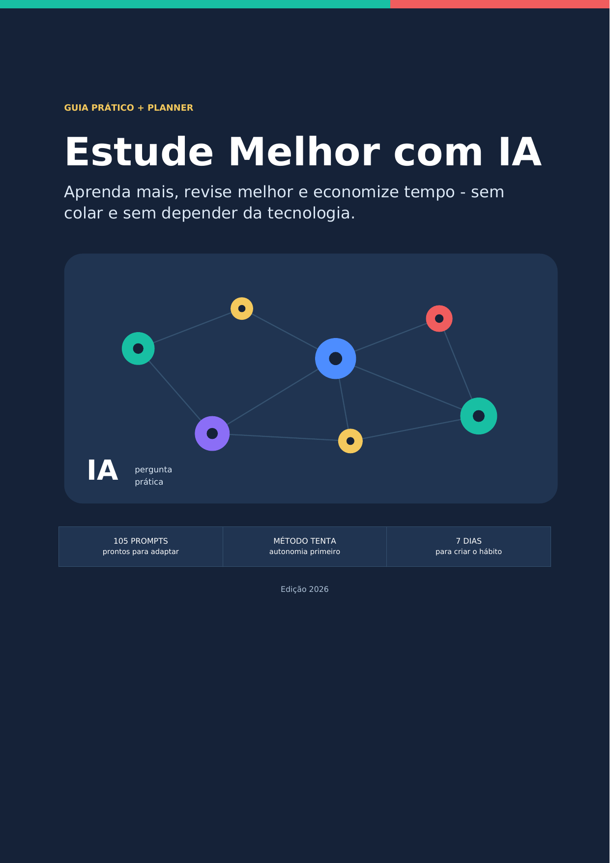 Capa do guia Estude Melhor com IA